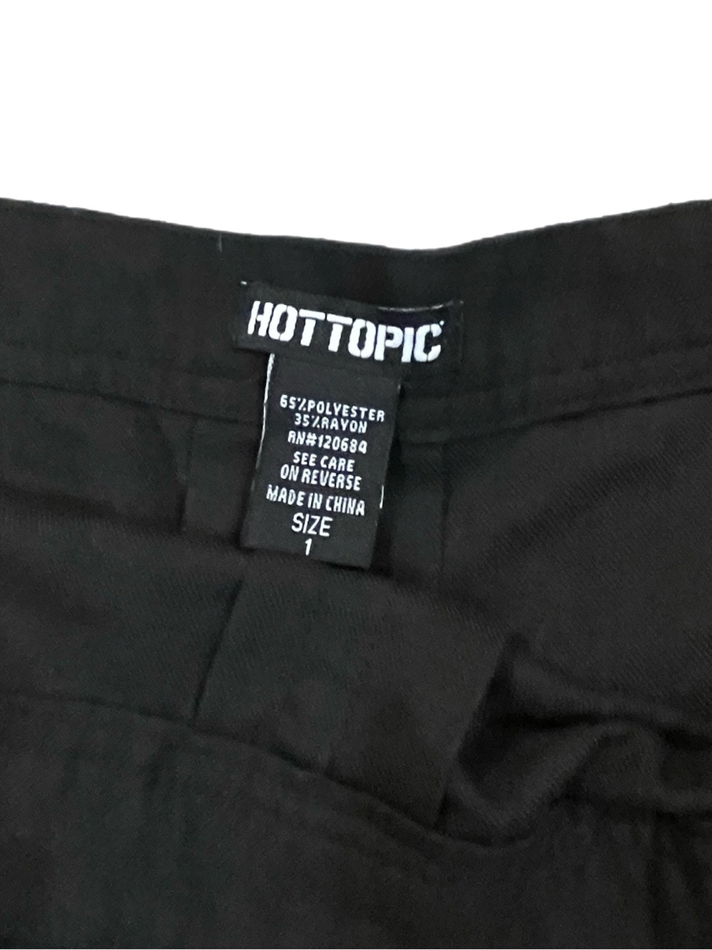 Hot Topic Mini Skirts Bundle 1X plus size black with buckles and red plaid - Picture 6 of 8